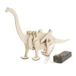 3D Wooden DIY Assemble Science Education Dinosaur Toy cable remote controlled - Image 2