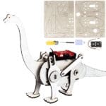 3D Wooden DIY Assemble Science Education Dinosaur Toy cable remote controlled - Image 4