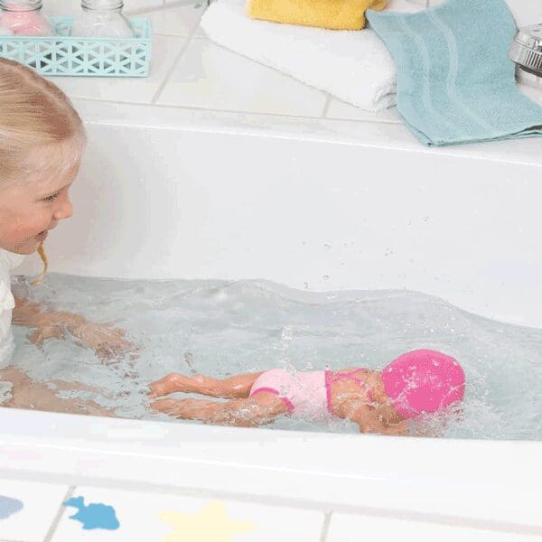 BABY Born My First Swim Wind Up Doll with Swimming Costume & Hat Toy Set - 30cm - Image 9