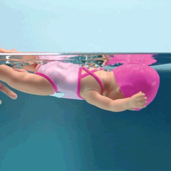 BABY Born My First Swim Wind Up Doll with Swimming Costume & Hat Toy Set - 30cm - Image 6