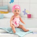 BABY Born My First Swim Wind Up Doll with Swimming Costume & Hat Toy Set - 30cm - Image 10