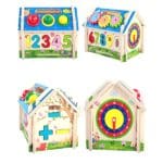 Childs interactive multifunction wooden activity house puzzle Toy - Image 7