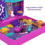 Polly Pocket Race & Rock Arcade Compact Micro Doll Figures Playset (2) - Image 4