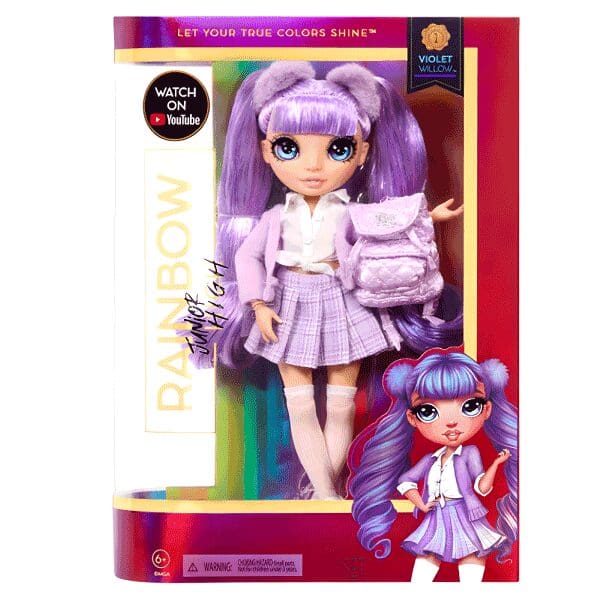 Rainbow-High-JR-High-Fashion-S1-Violet-Willow-Doll-1-600x600 Rainbow High JR High Fashion S1 Violet Willow Doll - Image 1