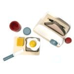 Wooden Toaster and Accessories pretend playset toy for any cooking set - Image 5