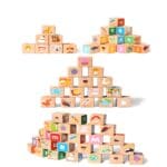 Wooden colourful pull along alphabet block train Toy - Image 10
