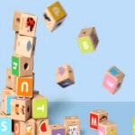 Wooden colourful pull along alphabet block train Toy - Image 3