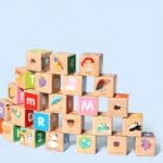 Wooden colourful pull along alphabet block train Toy - Image 7