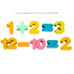 Wooden pull along Toy car Box with colourful numbers & shape blocks - Image 7