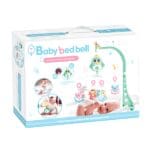 Animal 360 degree rotation sleep baby musical bed mobile bell toy with Rattles