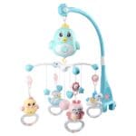 Animal 360 degree rotation sleep baby musical bed mobile bell toy with Rattles - Image 3