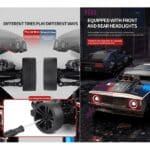 1:16 RC Car 2.4G 4WD 35KM/H RC Drift Muscle Car Model Electric Vehicle Toys - RTR Version - Image 9
