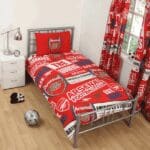 Arsenal FC Patch Duvet Cover and Pillowcase Set