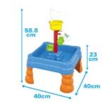 RLS Outdoor Square Ship Sand and Water Sandpit Table Large 21pcs - Image 3