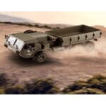 RLS 6WD RC Truck Car FY004A American Military Truck, 2.4G Electric Remote-Control Toy, All Terrain Surfaces - Image 4