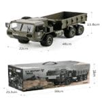 RLS 6WD RC Truck Car FY004A American Military Truck, 2.4G Electric Remote-Control Toy, All Terrain Surfaces - Image 8