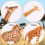 12pcs Solid Large wild Africa Animals in a storage box with handle beautiful toy - Image 10