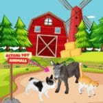 Boxed 12 pcs Beautiful Farm Animal Variety Toy set - Image 2