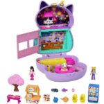Polly Pocket Zen Cat Restaurant Japanese Sushi Themed Playset With 2 Micro Dolls