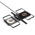 RLS 3 in 1 Wireless Charger, Transparent Glass Magnetic Charging Station, 15W Fast Charging Mat for iPhone 14/13/12/,iWatch, Android Ultra/8/7/6/SE2/SE/5, AirPods 2/3/Pro and Other Qi Phones - Image 9