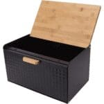 RLS Set of 4 Black  Tea, Coffee, Sugar canisters and Bread Storage Container Set - Image 4