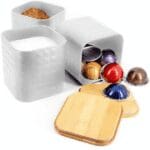 RLS White Set of 4 Tea, Coffee, Sugar canisters and Bread Storage Container Set - Image 5