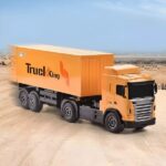 RLS Remote Controlled 50CM 4CH 8 Wheels Headstock Removable RC container Cargo Truck - Image 2
