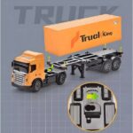 RLS Remote Controlled 50CM 4CH 8 Wheels Headstock Removable RC container Cargo Truck - Image 4