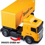 RLS Remote Controlled 50CM 4CH 8 Wheels Headstock Removable RC container Cargo Truck - Image 3