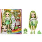 Rainbow High Fashion Doll with Slime & Pet - Jade (Green) - 28 cm Shimmer Doll
