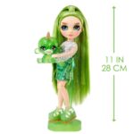 Rainbow High Fashion Doll with Slime & Pet - Jade (Green) - 28 cm Shimmer Doll - Image 7