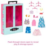 Barbie Closet Playset With 3 Outfits & Accessories - Image 2