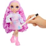 Rainbow High Watercolour & Create Fashion Doll with Purple Eyes - Image 4