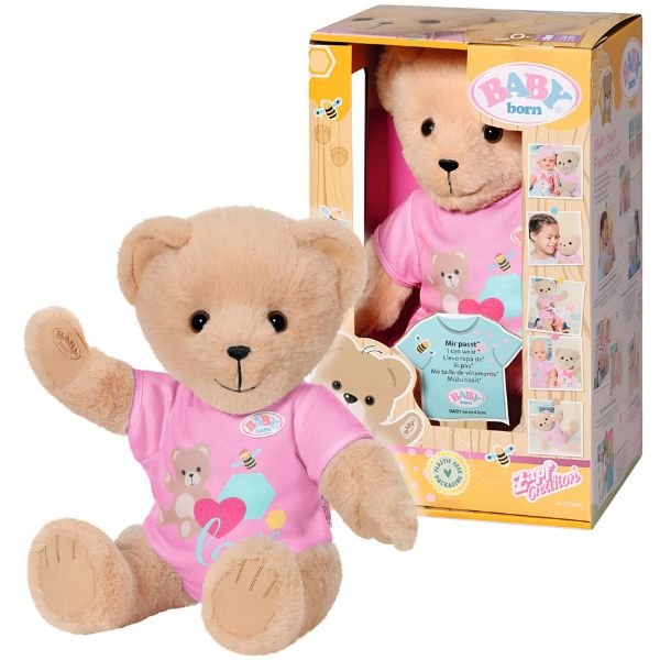 Super Soft Pink BABY born Bear