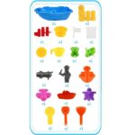 Pirate Ship Sand and Water Table Large 24-Piece Garden Sandpit - Image 7