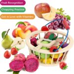 Wooden Fruit Cutting Toy, Pretend Play Food Sets - Image 4