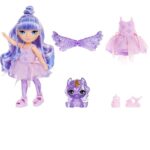 Littles Rainbow Fantasy Fairies & Pet - Amethyst - Image 2