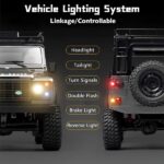 MN-99S RC Crawler, 1:12 Scale RC Rock Car, 4WD Off-Road RC Truck RTR, 2.4G Remote RC Land Rover Vehicle Models for Adults Hobby Gifts (Grey) - Image 4