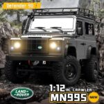 MN-99S RC Crawler, 1:12 Scale RC Rock Car, 4WD Off-Road RC Truck RTR, 2.4G Remote RC Land Rover Vehicle Models for Adults Hobby Gifts (Grey) - Image 7