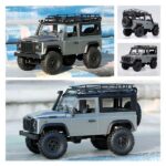 MN-99S RC Crawler, 1:12 Scale RC Rock Car, 4WD Off-Road RC Truck RTR, 2.4G Remote RC Land Rover Vehicle Models for Adults Hobby Gifts (Grey) - Image 2
