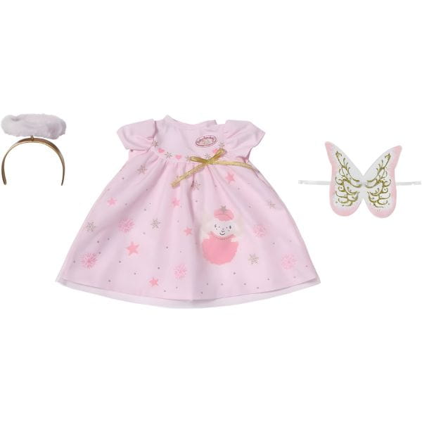 Untitled design (3) (1) Baby Annabell Christmas Outfit for 43 cm Dolls | Dress, wings, headband, fits 43 cm dolls - Image 1