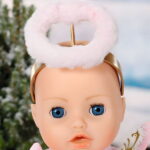Baby Annabell Christmas Outfit for 43 cm Dolls | Dress, wings, headband, fits 43 cm dolls - Image 2